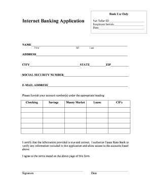 Internet Banking Application