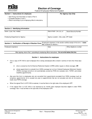 FERS Election Form