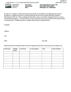 Construction bid template pdf - SUPPLEMENT 212 TO AMS MASTER SOLICITATION May 2012 - ams usda