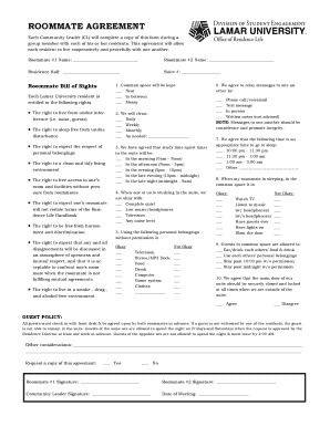 Roommate Agreement