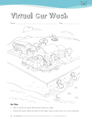 Virtual Car Wash Educational Activity
