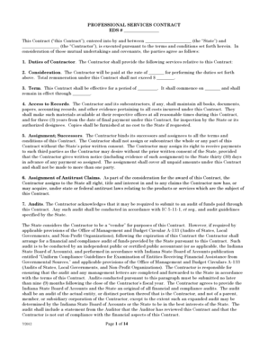 PROFESSIONAL SERVICES CONTRACT EDS - INgov - in