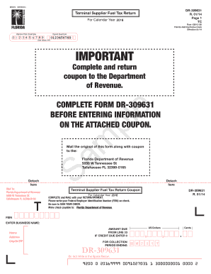 Florida Terminal Supplier Fuel Tax Return