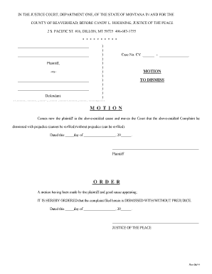 Motion to Dismiss