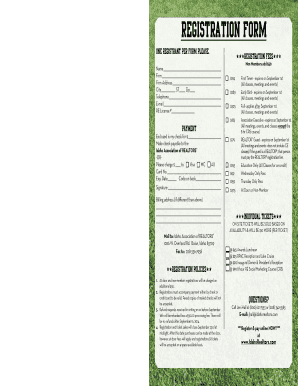 Idaho Association of REALTORS Registration Form