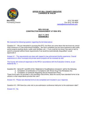 Illinois Drug Free Workplace Certification