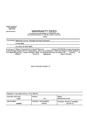 Michigan Warranty Deed