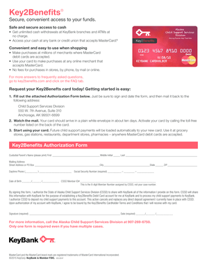 Key2Benefits Authorization Form