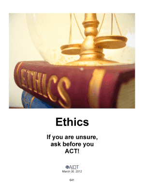 Ethics Training Guide