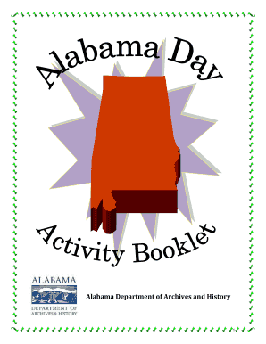 Alabama Day Activity Booklet