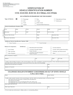 Colorado Vehicle Title Application