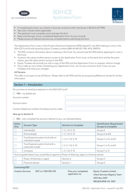 SGH ICE Fund Application Form