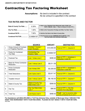 Invoice timesheet template - Contracting Tax Factoring Worksheet No Landdoc - azdor