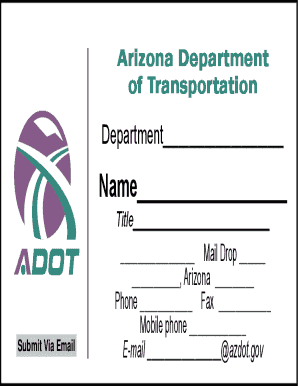 Arizona Department of Transportation Contact Form
