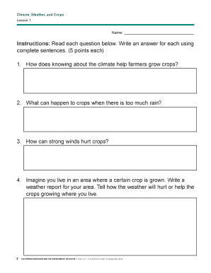 California Education and the Environment Initiative Student Workbook