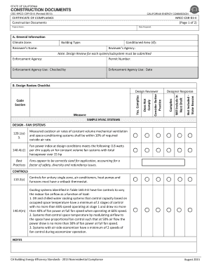 California Energy Commission Certificate of Compliance