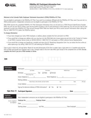 PERAPlus 457 Participant Information Form