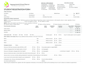 Student Registration Form