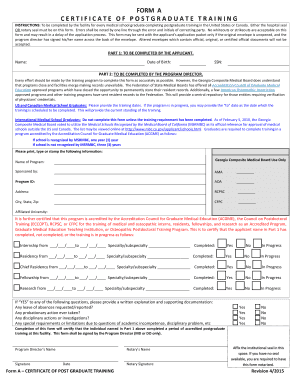 Georgia Physician Initial Licensure Application