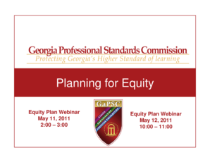 LEA Equity Plan Template