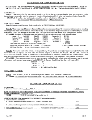 Kansas Consumer Credit Notification Form