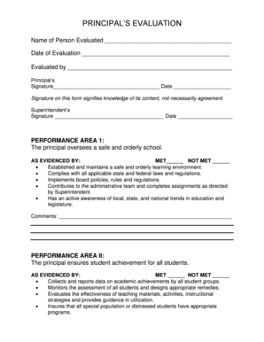 PRINCIPAL S EVALUATION - ksde