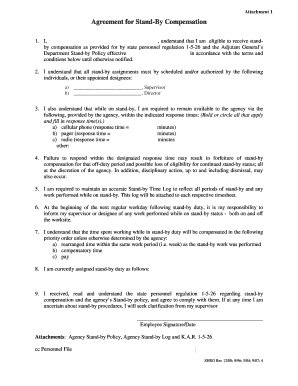 Stand-By Compensation Agreement