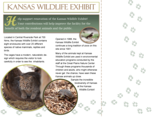 Kansas Wildlife Exhibit Donation Form