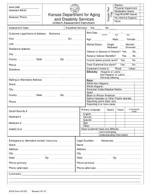 Kansas Uniform Assessment Instrument