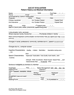 AAC/AT Evaluation Form