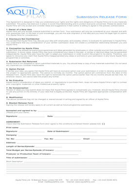Submission Release Form