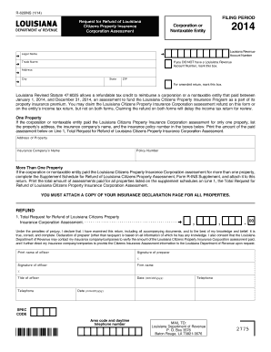Louisiana Citizens Property Insurance Refund Form