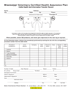 Mississippi Veterinary Certified Health Assurance Plan