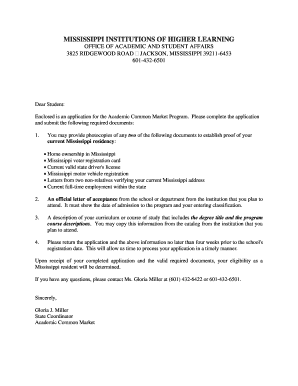 Academic Common Market Application