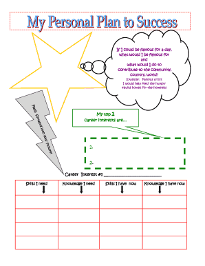 Career and Personal Goal Planning Worksheet