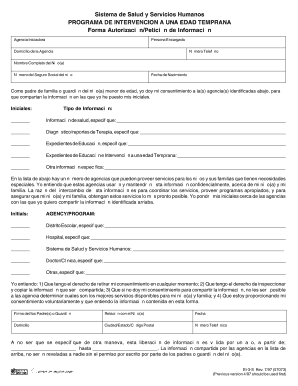 Forma Autorización/Petición de Información