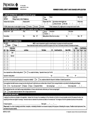 Member Enrollment and Change Application