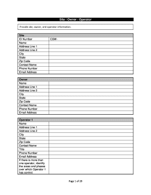 Stormwater Pollution Prevention Plan Template