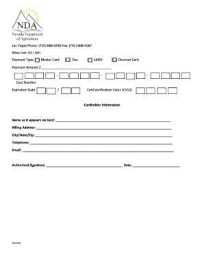 Payment Authorization Form