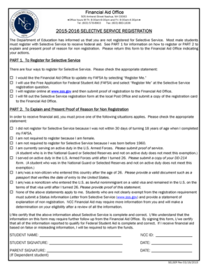 Selective Service Registration Form