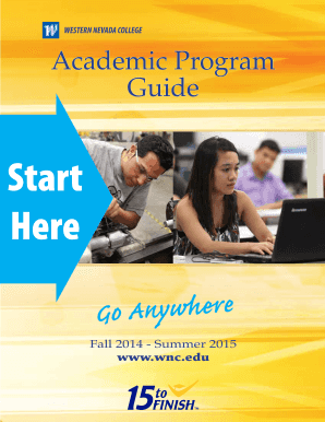 Western Nevada College Academic Program Guide