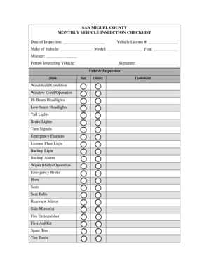 fleet vehicle maintenance log template