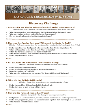 Las Cruces History Discovery Challenge