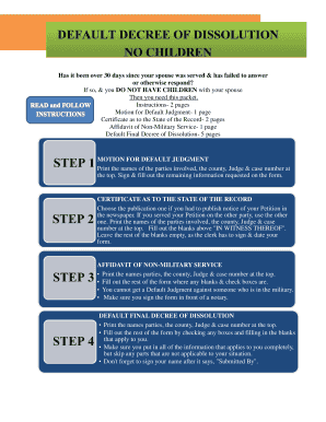 New Mexico Default Divorce Judgment Packet