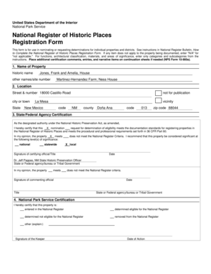 National Register of Historic Places Registration Form