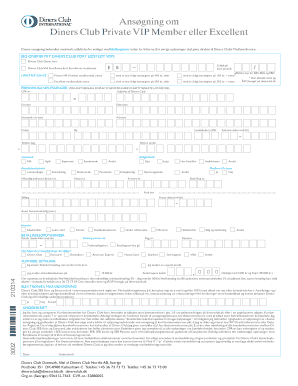 Diners Club Private VIP Member or Excellent Application
