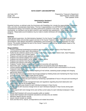 Contractor timesheet - HAYS COUNTY JOB DESCRIPTION - cohaystxus - www3 co hays tx