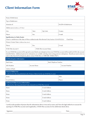 STAR Plus Program Application