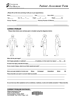 Patient Assessment Form