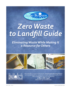 Fillable Online scdhec Zero Waste to Landfill Guide - SC DHEC - scdhec ...